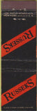 Matchbook Cover - Russeks Midget