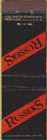 Matchbook Cover - Russeks Midget