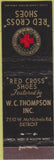 Matchbook Cover - Red Cross Shoes Detroit MI Midget