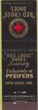 Matchbook Cover - Red Cross Shoes Little Rock AR Midget