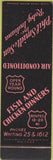 Matchbook Cover - Smidt Son Roby IN restaurant SAMPLE Midget