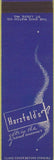 Matchbook Cover - Harzfeld's Gifts SAMPLE Midget