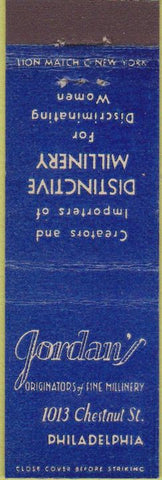 Matchbook Cover - Jordans women's clothes Philadelphia PA Midget