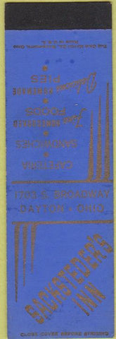 Matchbook Cover - Sacksteder's Inn Dayton OH SAMPLE Midget