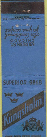 Matchbook Cover - Kungsholm Chicago IL Midget