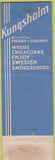 Matchbook Cover - Kungsholm Chicago IL Midget