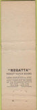 Matchbook Cover - Lion Match Regatta boating  Midget