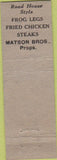 Matchbook Cover - Redford Inn Detroit MI Midget