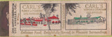 Matchbook Cover - Carl's Los Angeles CA WEAR Midget