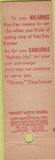 Matchbook Cover - Kau Kau Korner Honolulu HI Midget