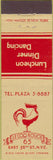 Matchbook Cover - Le Coq Rounge New York City rooster Midget