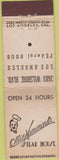 Matchbook Cover - Ollie Hammond's Steaks Los Angeles CA Midget