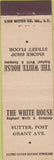 Matchbook Cover - White House Sutter Post Midget