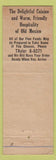 Matchbook Cover - Velasco's San Antonio TX Mexican Restaurant WEAR