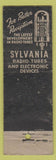 Matchbook Cover - Sylvania Electric Radio Tubes Birmingham AL POOR
