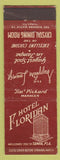 Matchbook Cover - Hotel Floridan Tampa FL