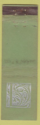 Matchbook Cover - Monogram L NO MANUMARK