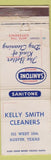 Matchbook Cover - Kelly Smith Cleaners Austin TX WORN