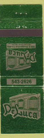 Matchbook Cover - DeLuca Royal Oak MI