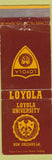 Matchbook Cover - Loyola University New Orleans LA WEAR