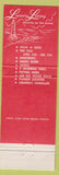 Matchbook Cover - Lighthouse Cove Resort Motel Pompano Beach FL