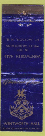 Matchbook Cover - Wentworth Hall Jackson NH WEAR