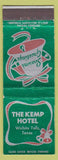 Matchbook Cover - Kemp Hotel Wichita Falls TX Christmas
