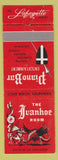 Matchbook Cover - Ivanhoe Room Piano Bar Lafayette Hotel Long Beach CA
