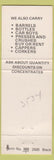 Matchbook Cover - Winemaker's Shop Columbus OH Yellow