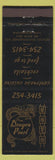 Matchbook Cover - The Dragon Pearl Chinese Restaurant Los Angeles CA