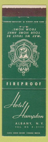 Matchbook Cover - Hotel Hampton Albany NY