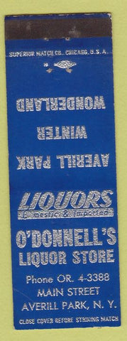 Matchbook Cover - O'Donnell's Liquor Store Averill Park NY