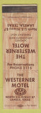 Matchbook Cover - Westerner Motel Lamesa TX