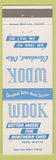 Matchbook Cover - WDOK Radio Cleveland OH