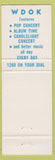 Matchbook Cover - WDOK Radio Cleveland OH