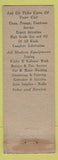 Matchbook Cover - Glendale Super Service oil gas Pascoag RI?