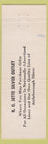 Matchbook Cover - Silver Factory Outlet North Attleboro MA Jewelry