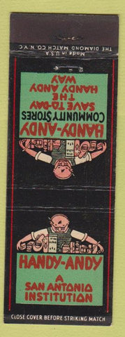 Matchbook Cover - Handy Any Community Stores San Antonio TX Grocery