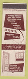 Matchbook Cover - Sociedade Mercantil De Madeiras Rio De Janeiro Wood Doors