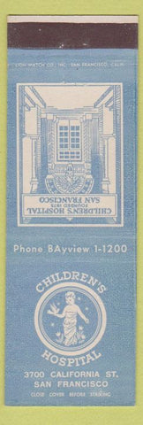 Matchbook Cover - Children's Hospital San Francisco CA
