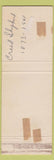 Matchbook Cover - Casto Spurgeon Funeral Home West Union WV