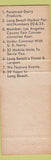 Matchbook Cover - DC Catering Long Beach CA Concord NH