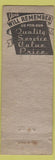 Matchbook Cover - Joe's Rendezvous Cafe Los Angeles CA WORN