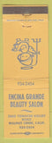 Matchbook Cover - Encina Grande Beauty Salon Walnut Creek CA