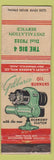 Matchbook Cover - Gilbarco Oil Burners The Big 4 WEAR