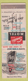 Matchbook Cover - Plaza Courts Motel Cafe Sioux Falls SD