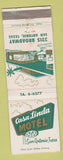 Matchbook Cover - Casa Linda Motel San Antonio TX