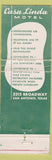 Matchbook Cover - Casa Linda Motel San Antonio TX