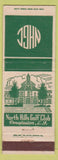 Matchbook Cover - North Hills Golf Club Douglaston LI NY