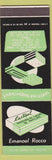 Matchbook Cover - Emanoel Rocco General Packaging Sao Paulo Brazil SAMPLE
